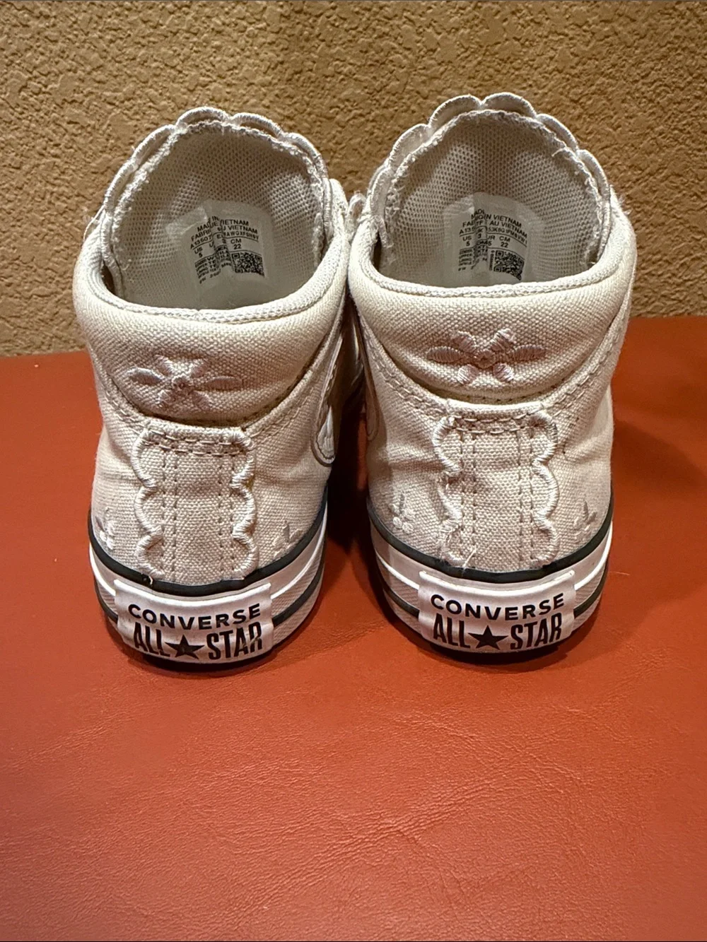 Converse Kids' Cream High-Top Sneakers